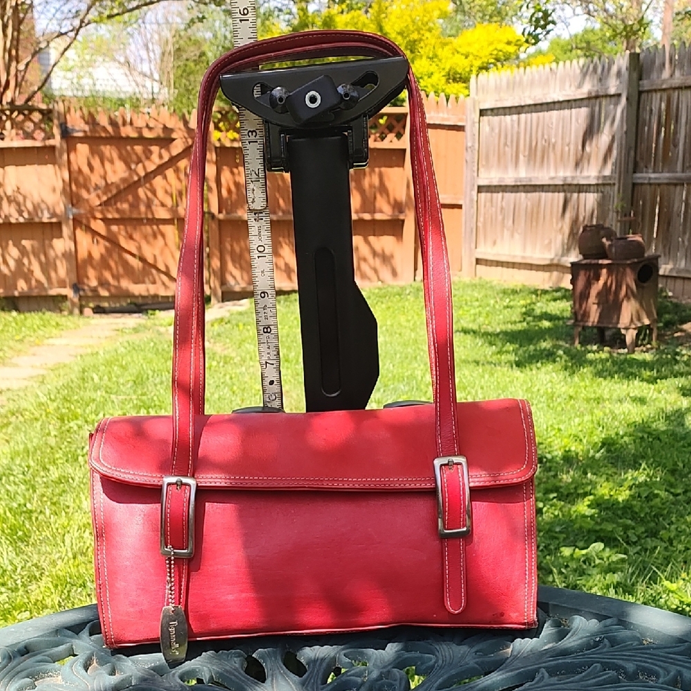 Tignanello Black Leather Handbag
